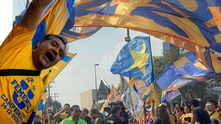 Afición de Tigres Femenil pone color a la Final vs. América