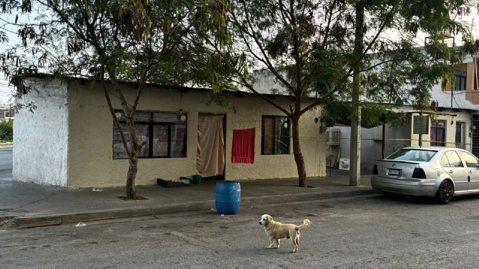 El hecho ocurrió al interior de esta casa en la colonia Vicente Guerrero.