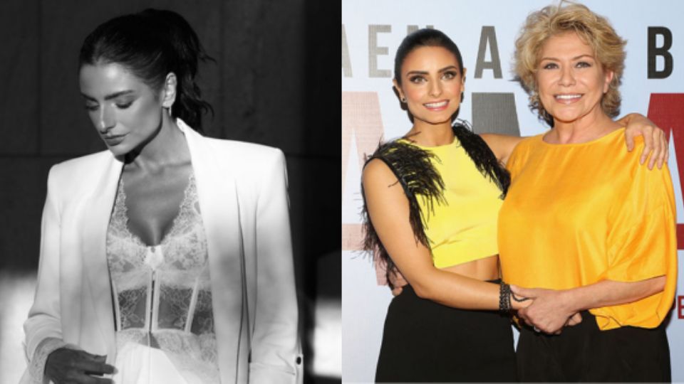 Aislinn Derbez y su madre Garbriela Michel.