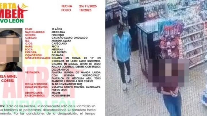 Activan Alerta Amber para buscar a alumna de la prepa Álvaro Obregón desaparecida en Guadalupe