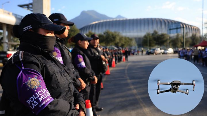 Drones vigilarán partido Rayados-América en el Estadio Monterrey