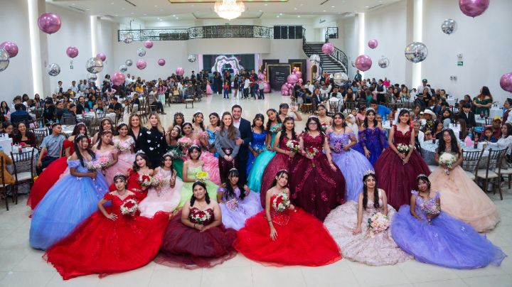 Salinas Victoria regala festejo de quinceaños a más de 30 jóvenes