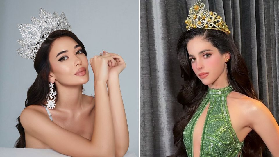 Ceren Arslan (izq.) cuestiona triunfo de la mexiana Fátima Bosch en Miss Universo 2025 | Facebook / Ceren Arslan | X / @bosch_fatima