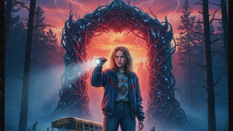 Conoce como crear tu propia imagen al estilo de Stranger Things.