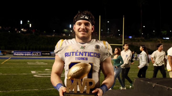 “Si pudiera partiría mi trofeo en 70”: Ángel Alvarado, MVP de la Final de ONEFA