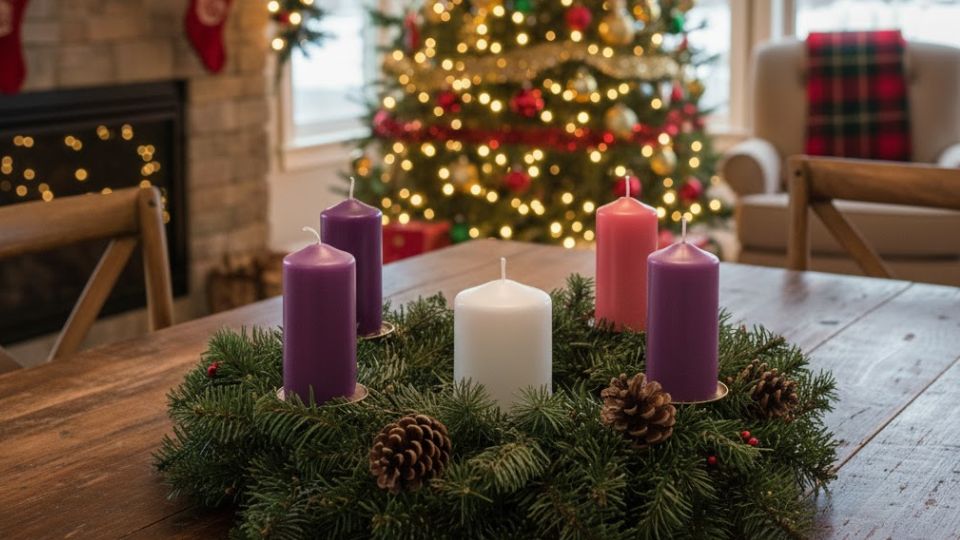 La corona de adviento es un símbolo que da inicio a la navidad.