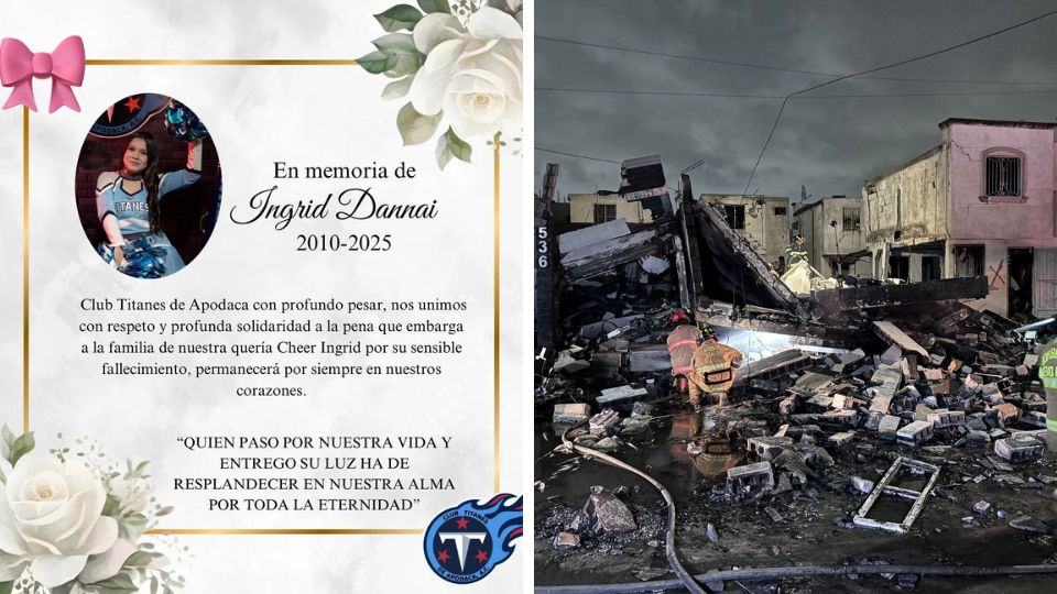 El club de futbol americano de Apodaca publicó una esquela en honor a Ingrid