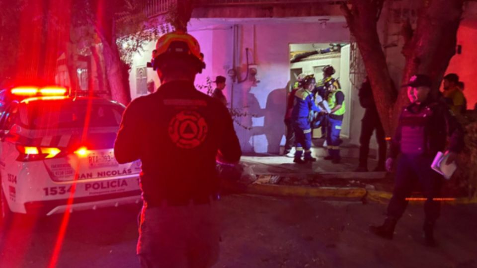 Elementos de Protección Civil llegaron al lugar de los hechos.