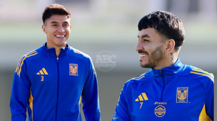 Tigres: Guido Pizarro entrenó con plantel completo previo al duelo ante San Luis