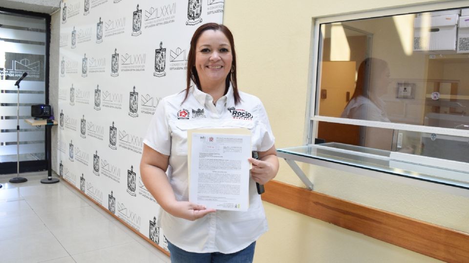 La diputada local independiente Rocío Montalvo.