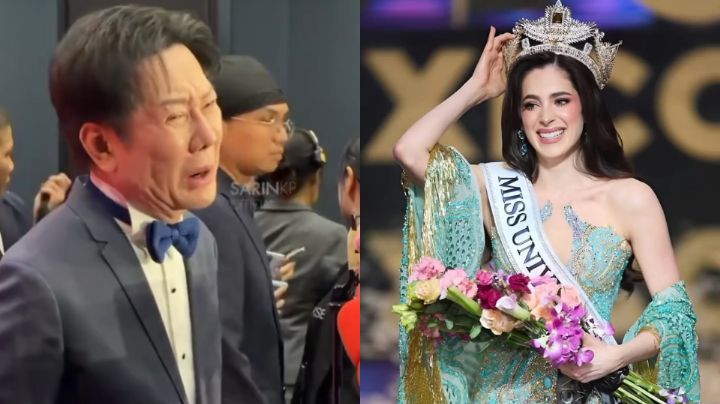 Nawat Itsaragrisil rompe en llanto y se disculpa tras la polémica en Miss Universo 2025