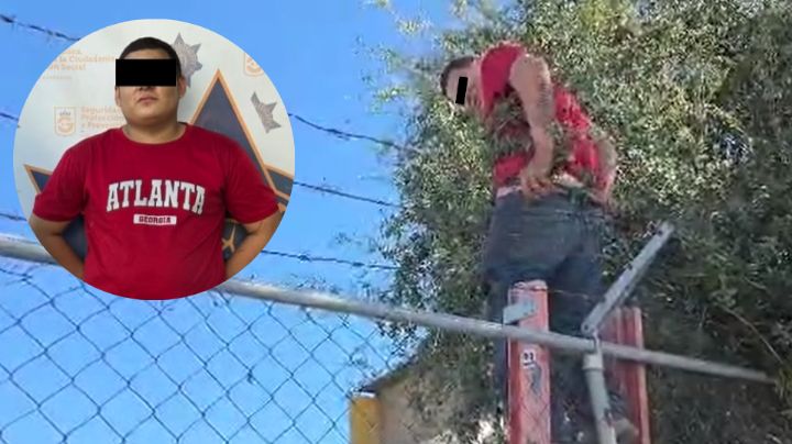 Detienen a joven atorado en malla ciclónica; lo investigan por intento de robo en Guadalupe