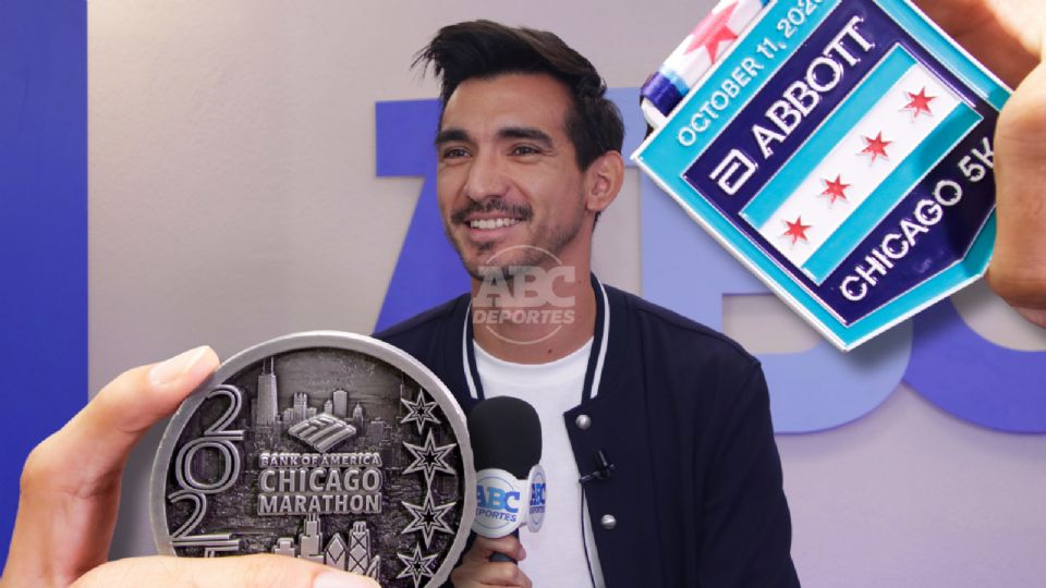 Luis Arturo García en el Maratón de Chicago