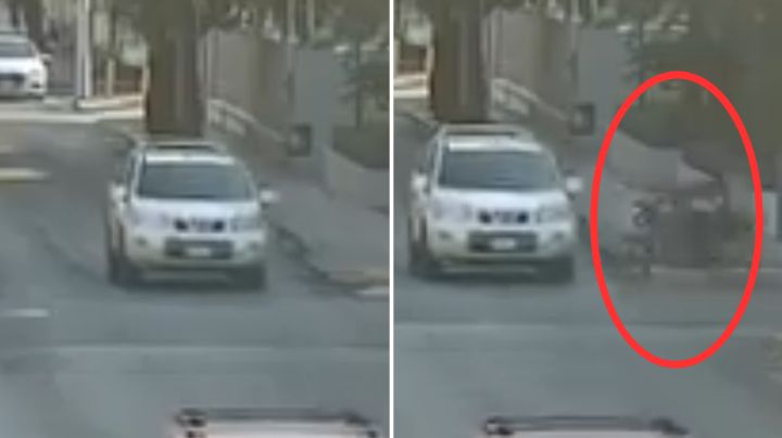 Video: Captan choque donde murió motociclista repartidor en Monterrey
