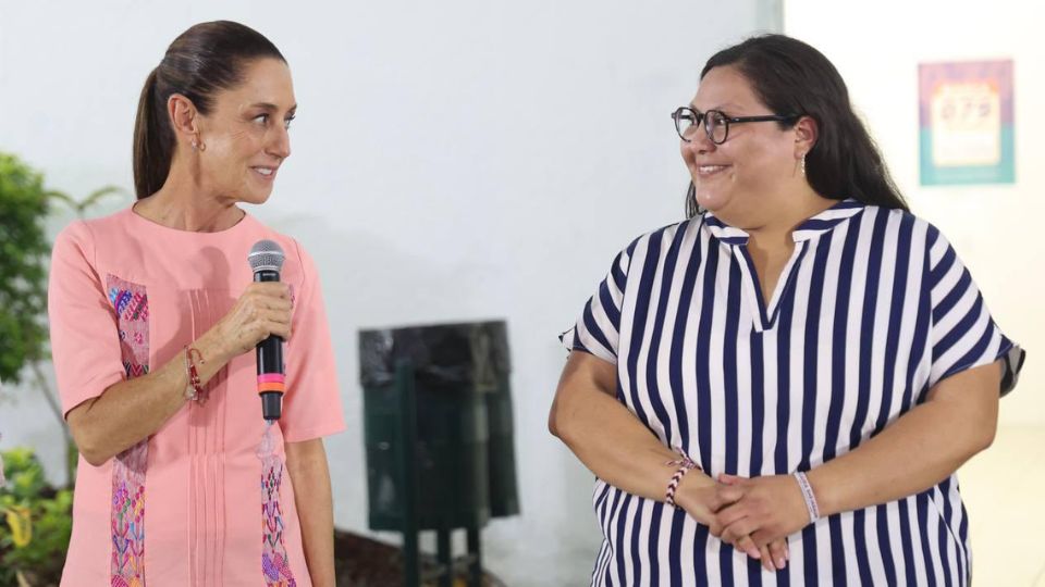 Presidenta Claudia Sheinbaum y secretaria de las Mujeres, Citlali Hernández | X / @CitlaHM
