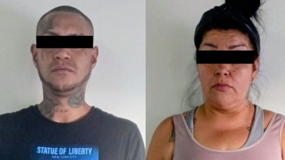 Las dos personas detenidas durante los operativos.