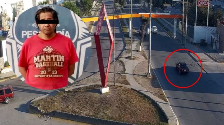 Capturan a hombre que conducía auto robado en Pesquería