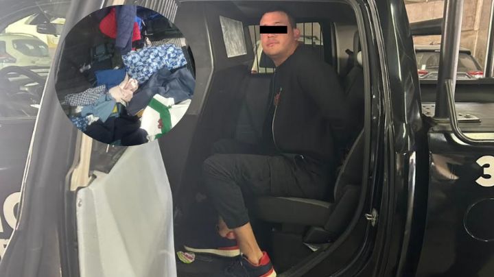 Detienen a hombre por robar 25 mil pesos en ropa de tienda departamental