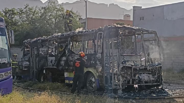 Se incendia camión de la Ruta 400 en Santa Catarina