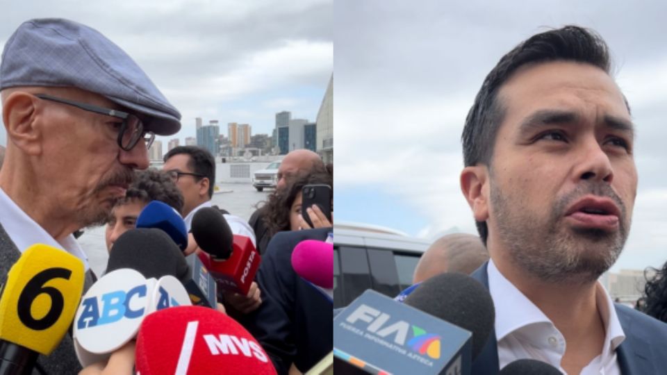 Dante Delgado y Jorge Álvarez Máynez.