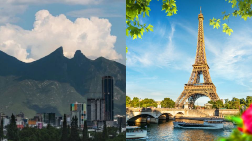 Cerro de la Silla y la Torre Eiffel.