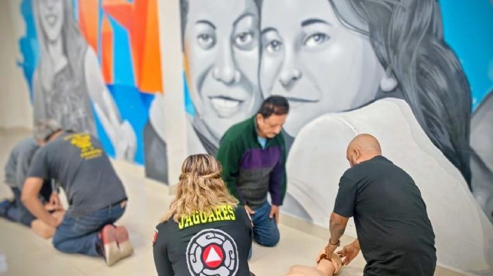 Imparte PC de Santa Catarina cursos de prevención a dueños de talleres mecánicos