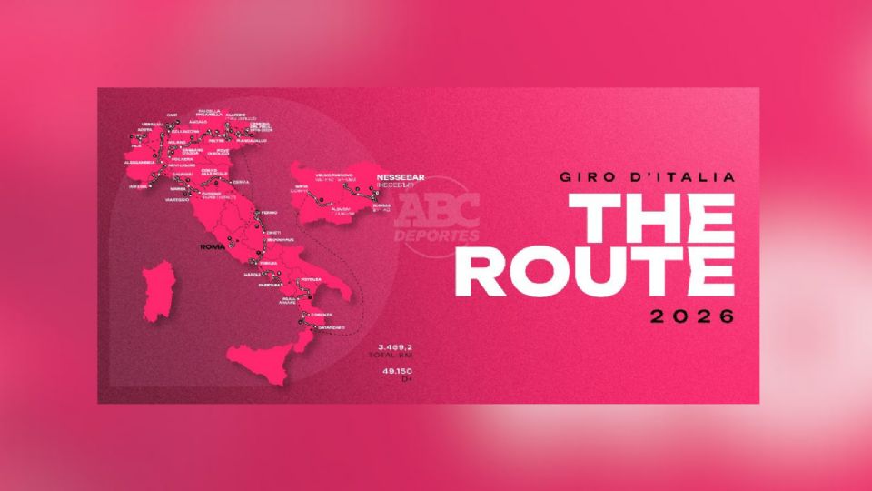 El Giro de Italia anunció su recorrido con inicio en Bulgaria y final en Roma.