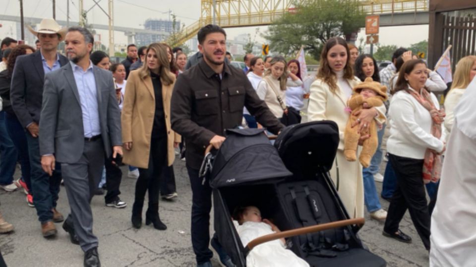 Samuel García y Mariana Rodríguez.