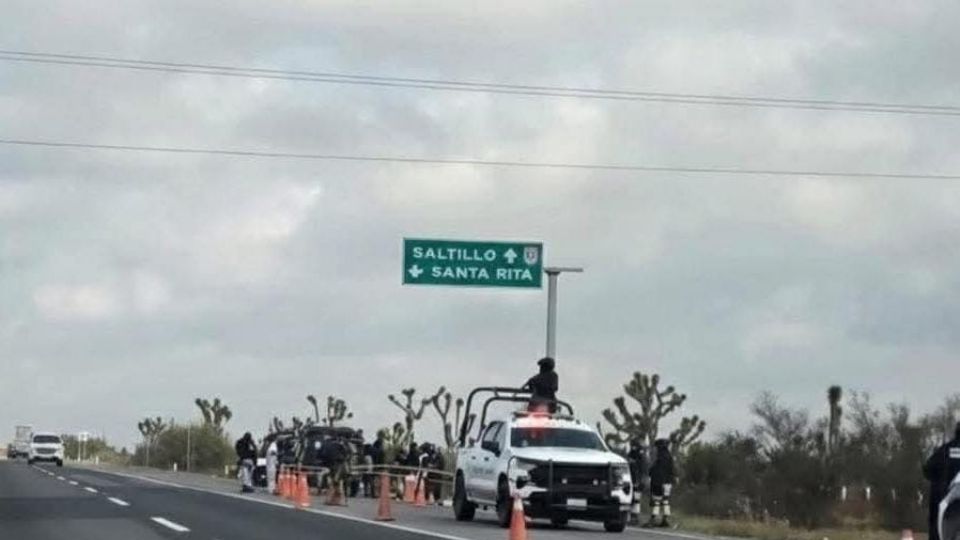 Los restos fueron encontrados a la altura del kilómetro 70 de la carretera Matehuala–Saltillo.
