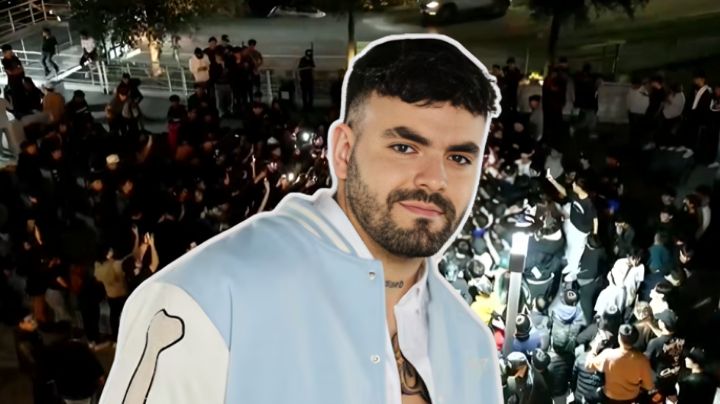 Adriano Zendejas provoca caos en plaza de San Nicolás tras convocatoria masiva