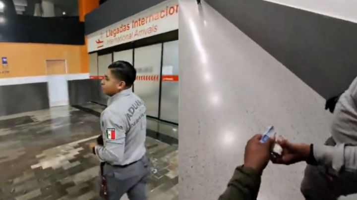 Oficial de la Guardia Nacional extorsiona a hombre por 5 mil pesos en el Aeropuerto de Monterrey