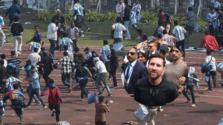 VIDEO | Disturbios en India durante la visita de Messi terminan con el arresto del organizador