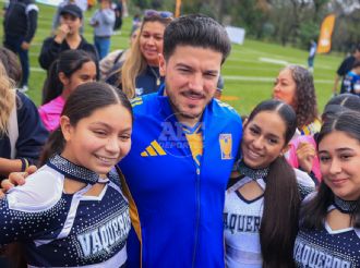 Samuel García entrega obras del Estadio Bicentenario y asiste a Final Toluca vs. Tigres