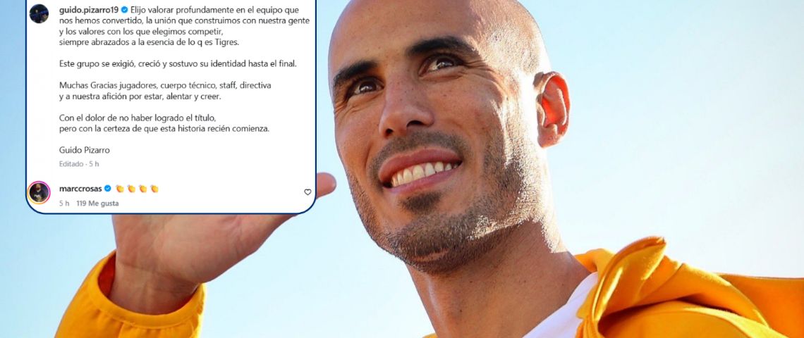 Tigres: Guido Pizarro rompe el silencio tras perder la Final ante Toluca