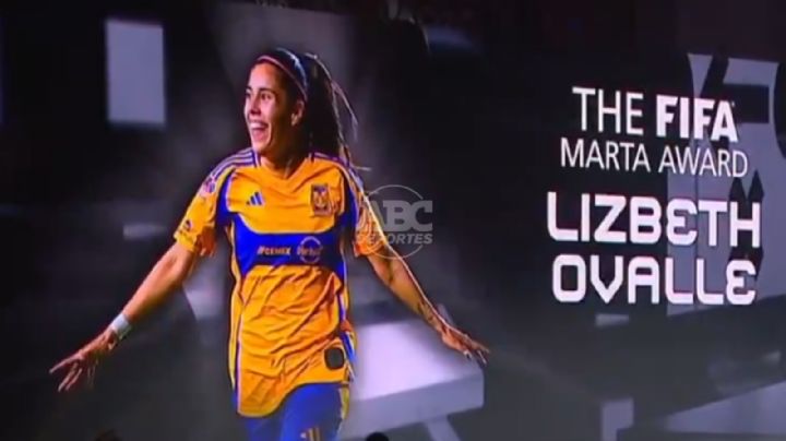 Jacqueline Ovalle agradece tras ganar el Premio Marta al mejor gol del año