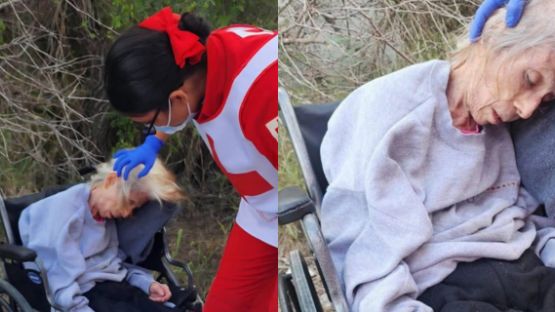 Abandonan a adulta mayor en playa Bagdad; DIF pide apoyo para localizar a su familia