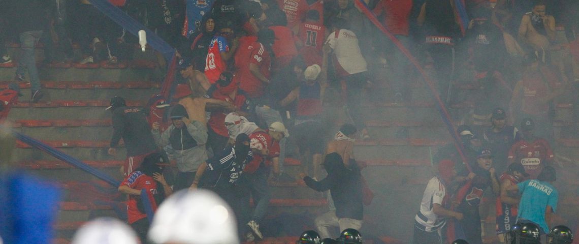 Disturbios dejan más de 50 heridos en la Final de la Copa Colombia