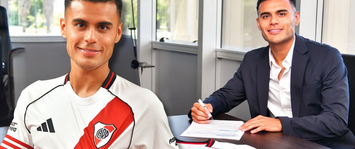 Fausto Vera, interés de Tigres, firmó con River Plate