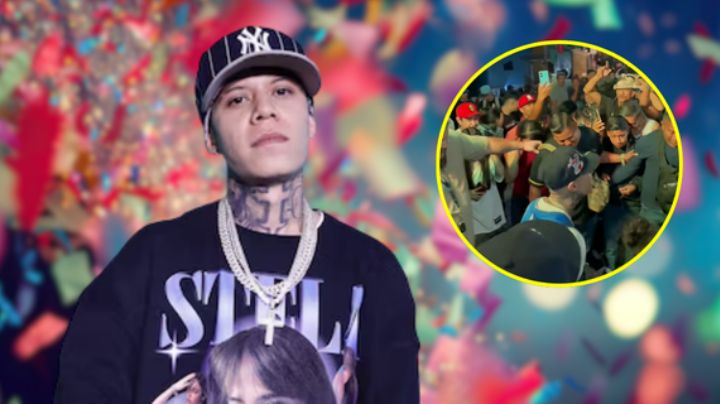 Santa Fe Klan celebra su cumpleaños con fiesta masiva en su barrio