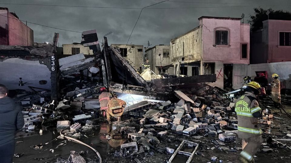 El caso de la explosión de la casa en Pesquería sigue siendo investigado por la Fiscalía estatal.