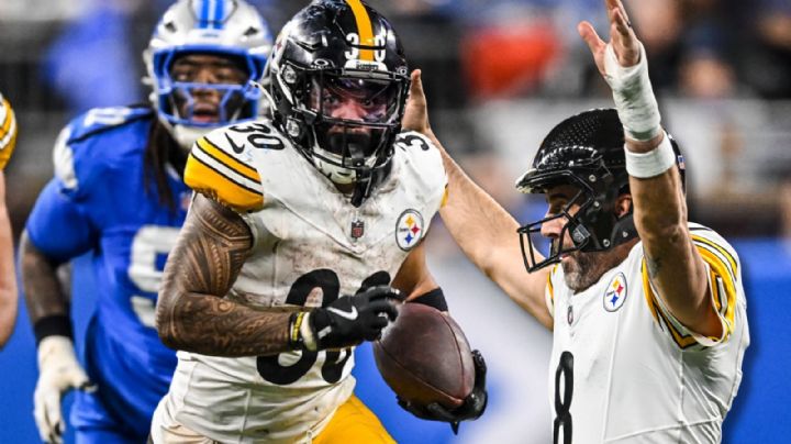 NFL: Steelers vence a Lions en Detroit con un drámatico final