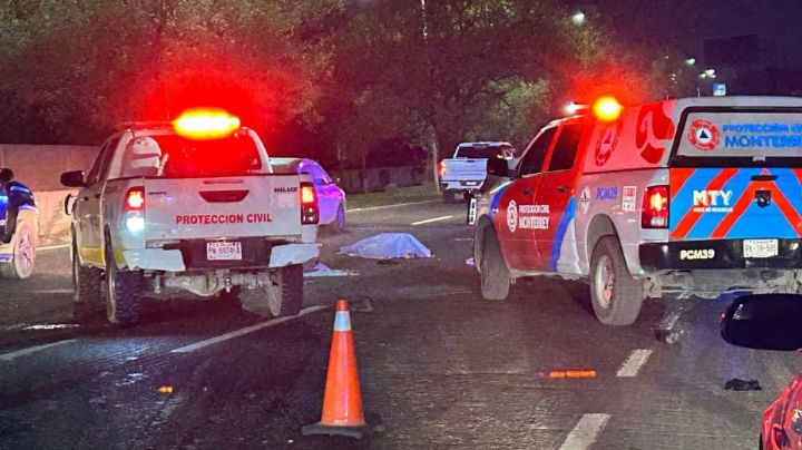 Muere motociclista atropellado por tráiler en la Carretera Nacional