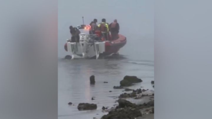 Mueren 2 personas en accidente de aeronave de la Semar en Galveston, Texas