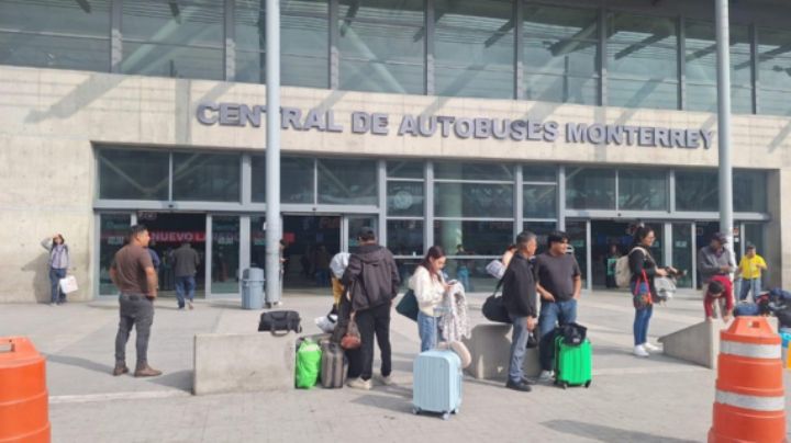 Llegada de la Nochebuena da tregua a la afluencia en la Central de Autobuses, Monterrey