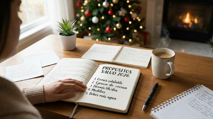 Año Nuevo: 5 propósitos para mejorar la salud en 2026, según la IA