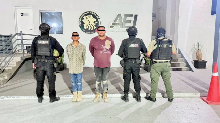 Detiene Fuerza Civil a dos hombres con arma de fuego y drogas en Doctor Arroyo