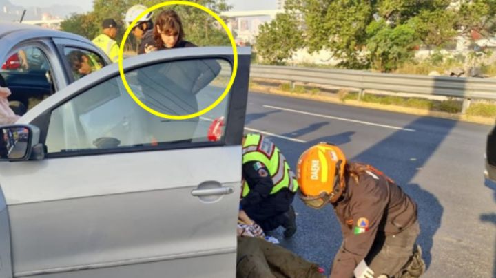 Mamá de joven que chocó en Morones Prieto busca a mujer que apoyó a su hijo en pleno accidente