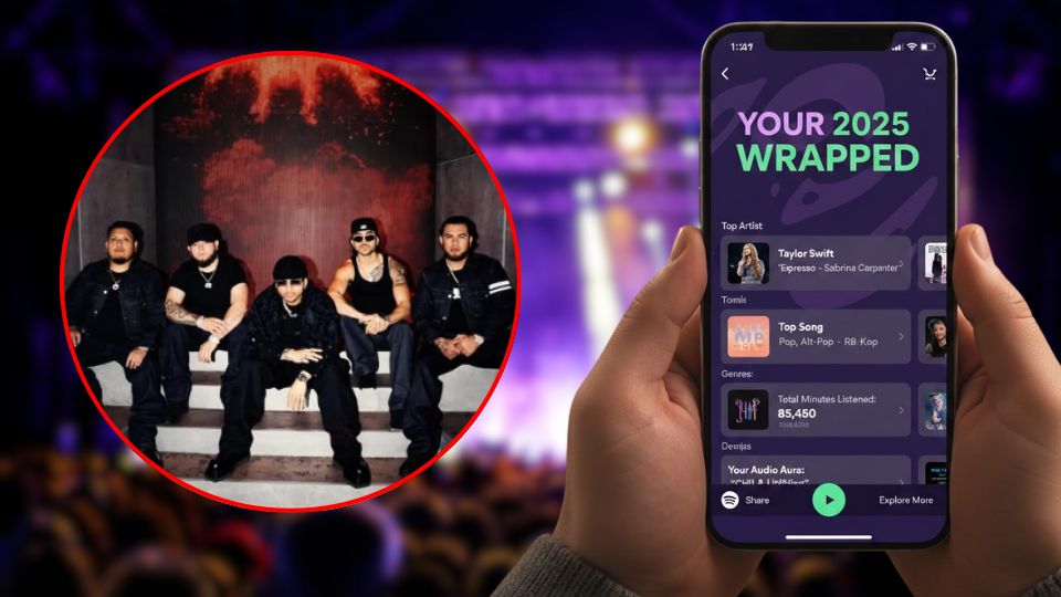 El grupo de regional mexicano se posiciono entre los 10 artistas más escuchados de Spotify.