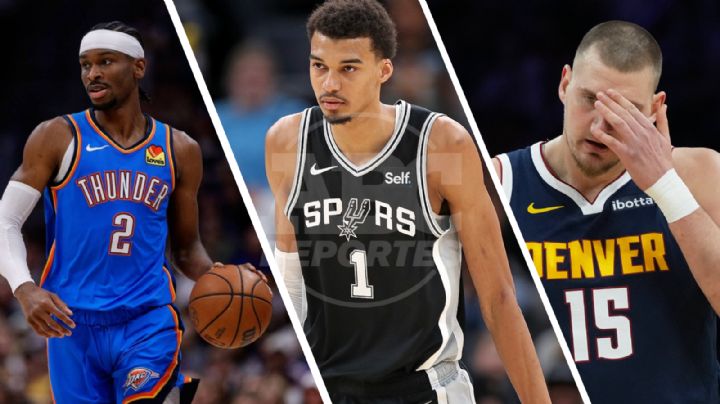 NBA: Thunder gana con 39 de Shai, los Spurs caen de la nube y Jokic se va lesionado