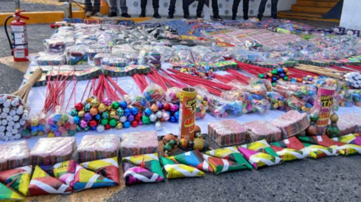 Decomisan más de una tonelada de pirotecnia en 2 casas de Guadalupe